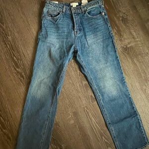 H&M US 8 Straight Leg Denim